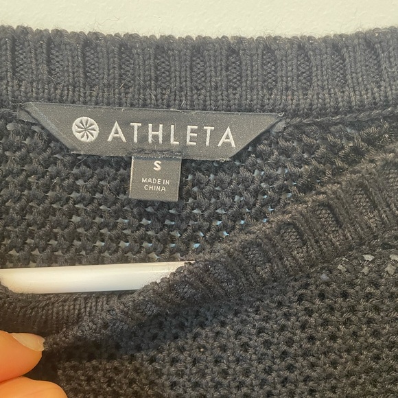 Athleta Cortina Sweater Black Small - Picture 9 of 9